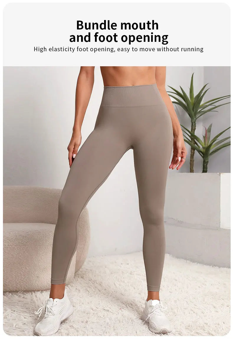 High Waist Yoga Pants for Women – Tummy Control Stretchy Soft Leggings Workout Running and Gym Sports