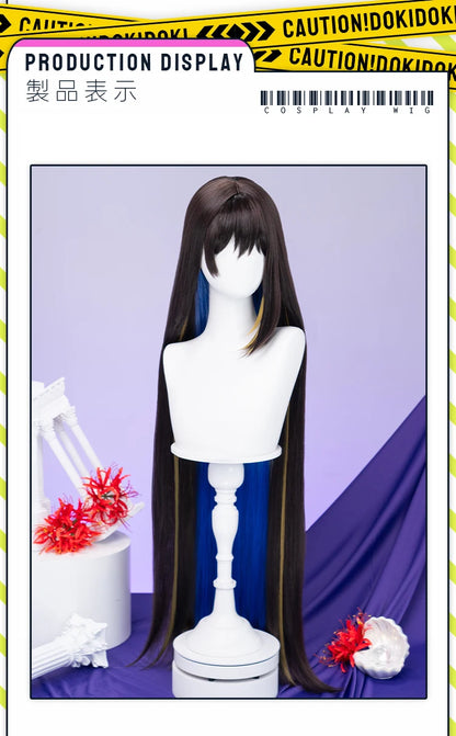 IN STOCK Evernight Cyrene Dan Heng Wig Game Honkai: Star Rail DokiDoki Dan Heng Permansor Terrae Horns Cyrene 120cm Wig