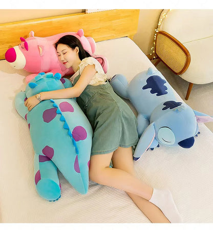 45-100CM Disney Lilo & Stitch Plush Toy Cute Monster Sullivan Stuffed Doll Anime Lotso Pillow Collection Souvenir Birthday Gift