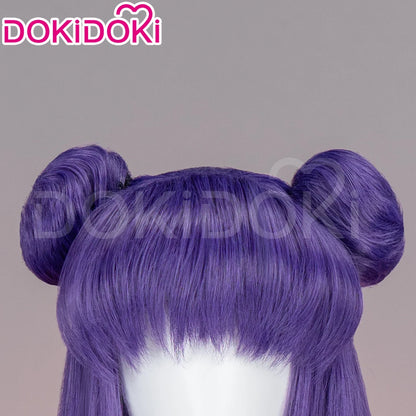 IN STOCK Shampoo Wig Anime Ranma 1/2  DokiDoki Cosplay Wig Cute Women Purple Long Hair Heat Resistant Synthetic Wig Halloween