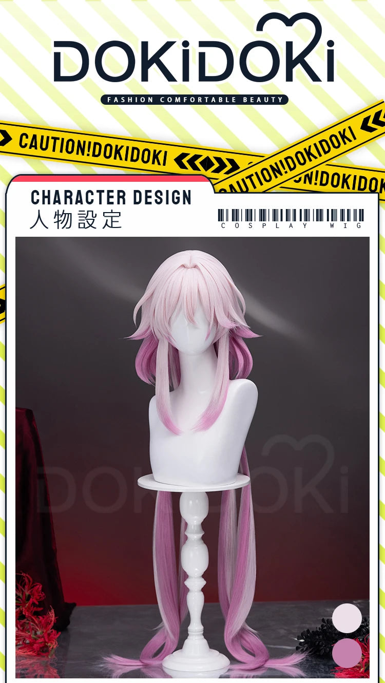 IN STOCK Evernight Cyrene Dan Heng Wig Game Honkai: Star Rail DokiDoki Dan Heng Permansor Terrae Horns Cyrene 120cm Wig