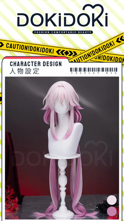 IN STOCK Evernight Cyrene Dan Heng Wig Game Honkai: Star Rail DokiDoki Dan Heng Permansor Terrae Horns Cyrene 120cm Wig