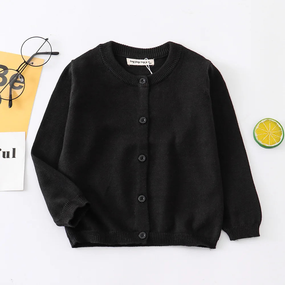 Boys Sweaters Kids Toddler 1 to 2 3 4 5 6 7 8 9 Years Little Girl Clothes Cardigan Yellow Red Baby Knit Tops Children's Clothing