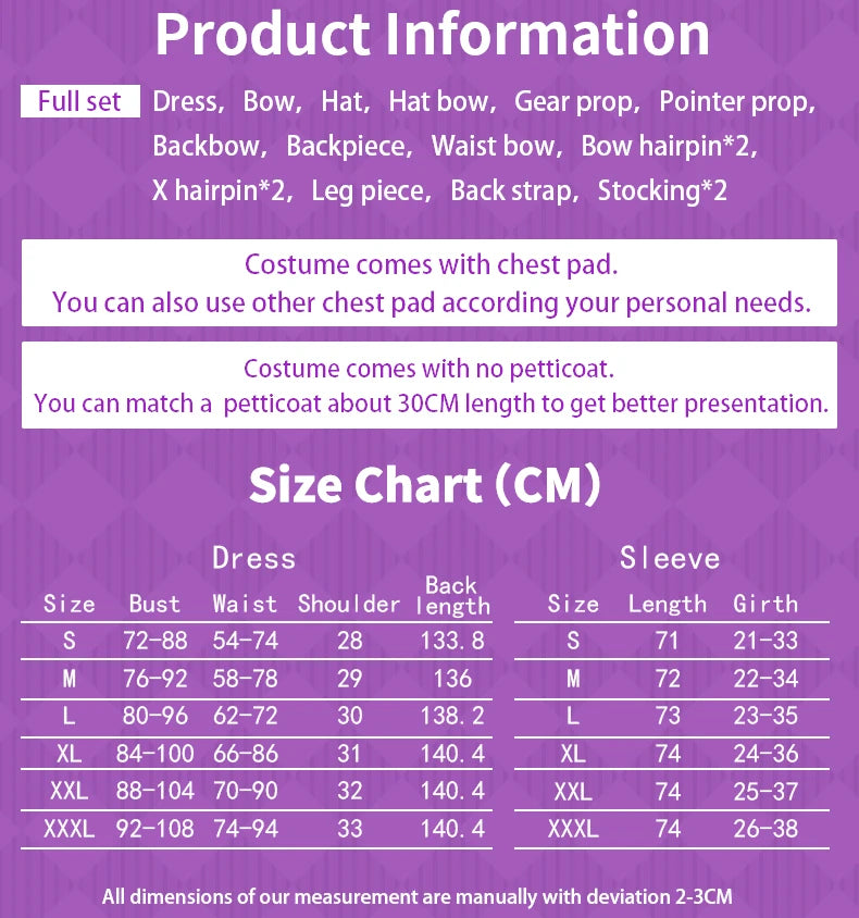 UWOWO Herta Cosplay Game Honkai Star Rail Fanart The Herta Lolita-Style Gown Cosplay Costume Halloween Costume