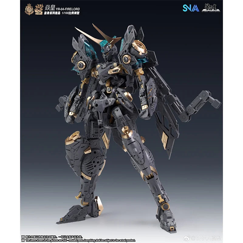 In Stock Original SNAA Firelord YR-04 MG 1/100 Fire Lord Toy Assembly Model Kit Particle Awakening Action Figures Plastic Model