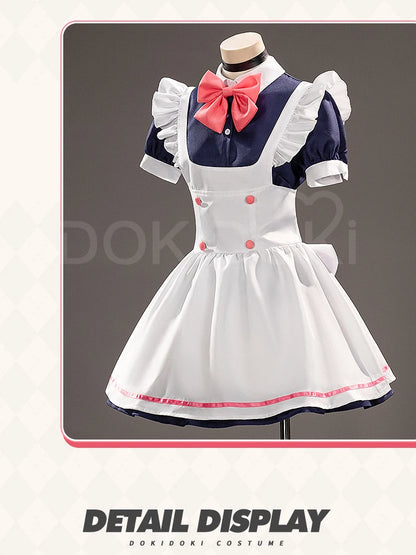 IN STOCK Ayase Momo Maid Cosplay Costume Anime Dandadan【XS-3XL】DokiDoki-N Women Maid Cute Dress DAN DA DA Momo Ayase Plus Size