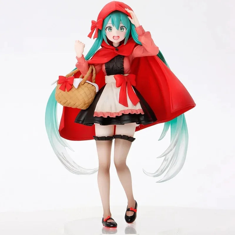 Bandai Hatsune Miku Wonderland Little Red Riding Hood 18CM PVC Model