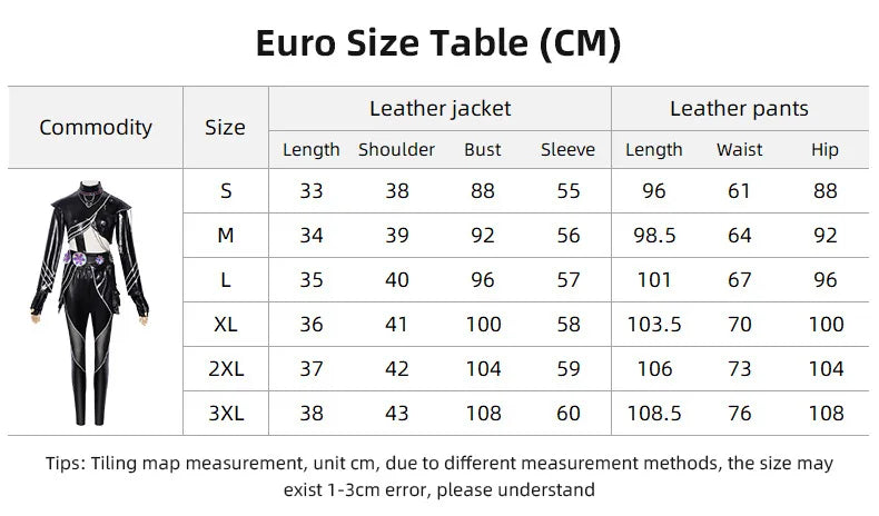 KPop Demon Hunters Rumi Cosplay Costume Black Leather Combat Uniform Necklace Gothic Punk Huntrix Halloween Women Girls iCoser