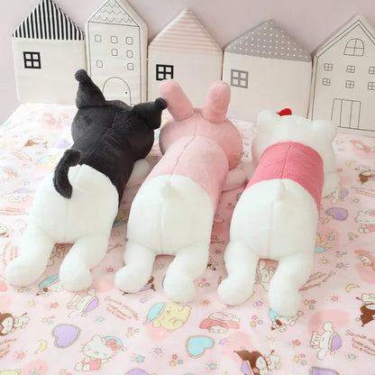 Lovely Kuromi Hello Kitty Melody Long Pillow Back Cushion Stuffed Anime Japanese Style Leg Pillow Sofa Bed Long Cushion Girl