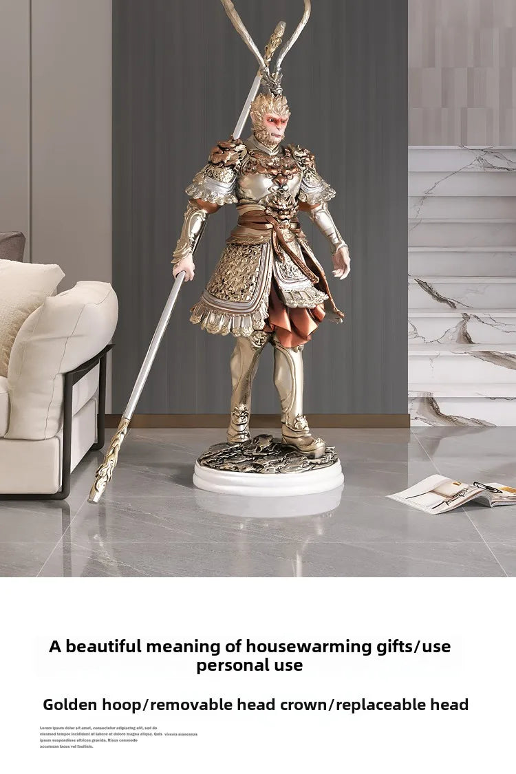 93cm Anime Monkey Figure SonGoku Garage Kit Resin Material Figurine Action Figures Model Children Toy Gift Collectible Figurines