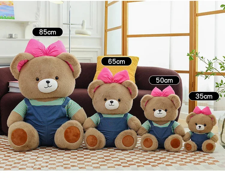Cute Classic Butterfly Feifei Bear Plush Toys Kawaii Bow Tie Bear Plushie Pillow Stuffed Soft Dolls for Kids Girls Lover Gifts