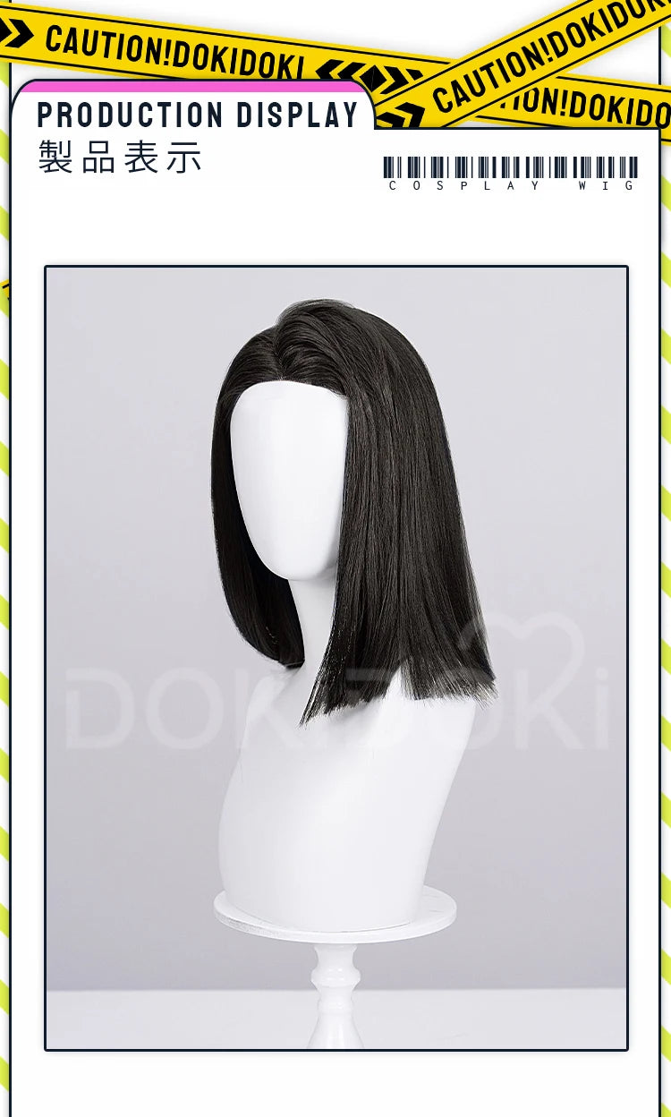 Ishaa Ekkoo Maddiee Aniviaa LeBlancc Cosplay Wig Game Anime DokiDoki Women Men Short Hair Ishaa Cosplay Free Wig Cap