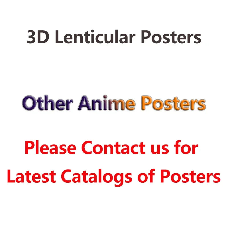 Anime Demon Slayer Rengoku Akaza 3D Motion Lenticular Poster For Room Decor Art Print(Without Frame)