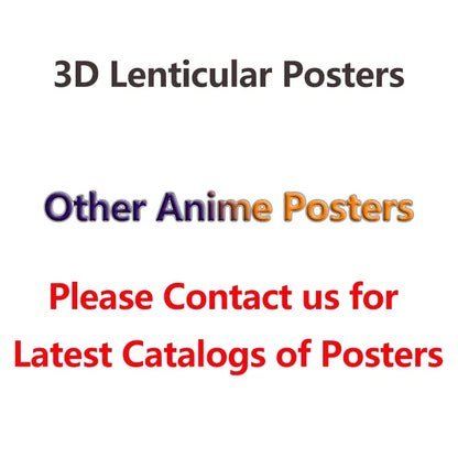 Anime Demon Slayer Rengoku Akaza 3D Motion Lenticular Poster For Room Decor Art Print(Without Frame)