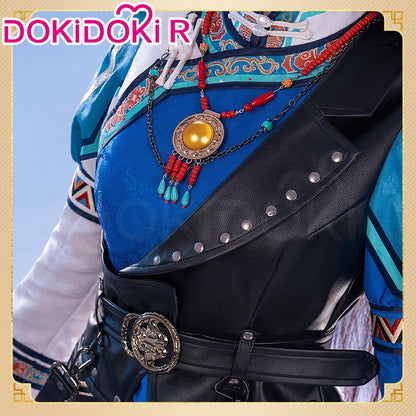 Heavy Frost Heroine Cosplay Costume Game Love and Deepspace DokiDoki-R Women Halloween Dress Heroine MC Blue Suit Sylus