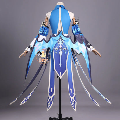 Honkai Star Rail Cerydra Cosplay Costume Wig Dress Uniform Headwear Wings Carnival Outfit Halloween Party for Women Girls Props