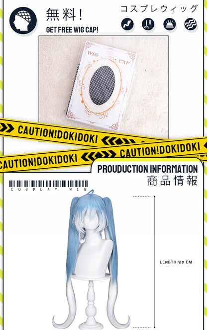 IN STOCK MIKUU Rabbit Hole Wig Cosplay DokiDoki Women Cute 100cm Hair Symphony 2025 Magical Miral Nightcord at 25 Free Wig Cap