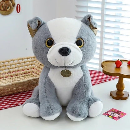 New 3 Colors 20-35cm Bulldog Plush Stuffed Puppy Doll Cute Puppy Plush Kawaii Animal Toy Children's Birthday Gift Doll Kids To