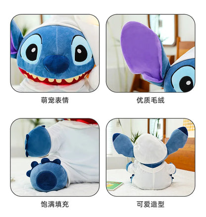 40/50/70cm Super Big Size Pajamas Stitch Disney Anime Plush Stuffed Doll Kawaii Room Decor Lilo & Stitch Plushies Holiday Gift
