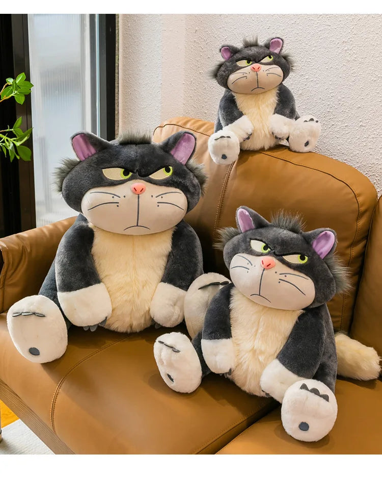 45/60/80cm Big Size Disney Lucifer Kawaii Anime Plush Stuffed Doll Room Decoration Cartoon Plushie Pillow Ornament Children Gift
