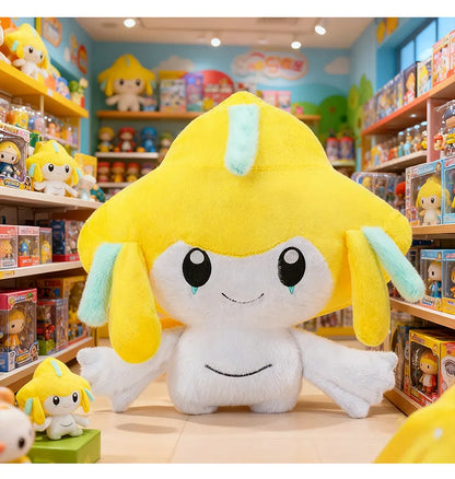 30-75CM Big Size Pokémon Jirachi Plushies Cartoon Anime Peluche Comfortable Soft Doll Kawaii Ornament Children's Toy Gifts