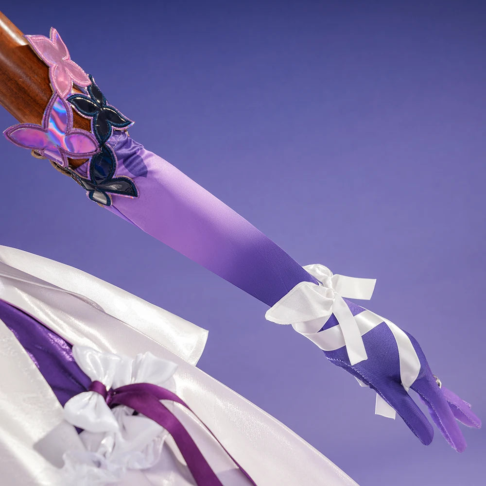 Honkai Star Rail Castorice Cosplay Costume Wig Dress Headwear Luminous Props Halloween Party for Women Girls Carnival Cos iCoser