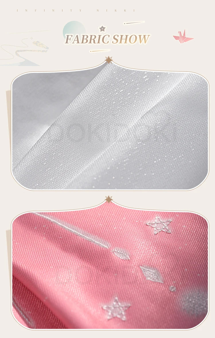 IN STOCK Nikki Cosplay Costume Game Infinity Nikki DokiDoki-SR Women Cute Pink Dress Nikki Snow Dress Cosplay Lolita Halloween