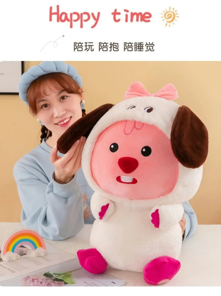 33-60cm/ Kawaii Original Anime Cartoon Plush Toy Little Beaver Rock Animal Serie Cute Plush Doll Interior Decoration Kids Gift