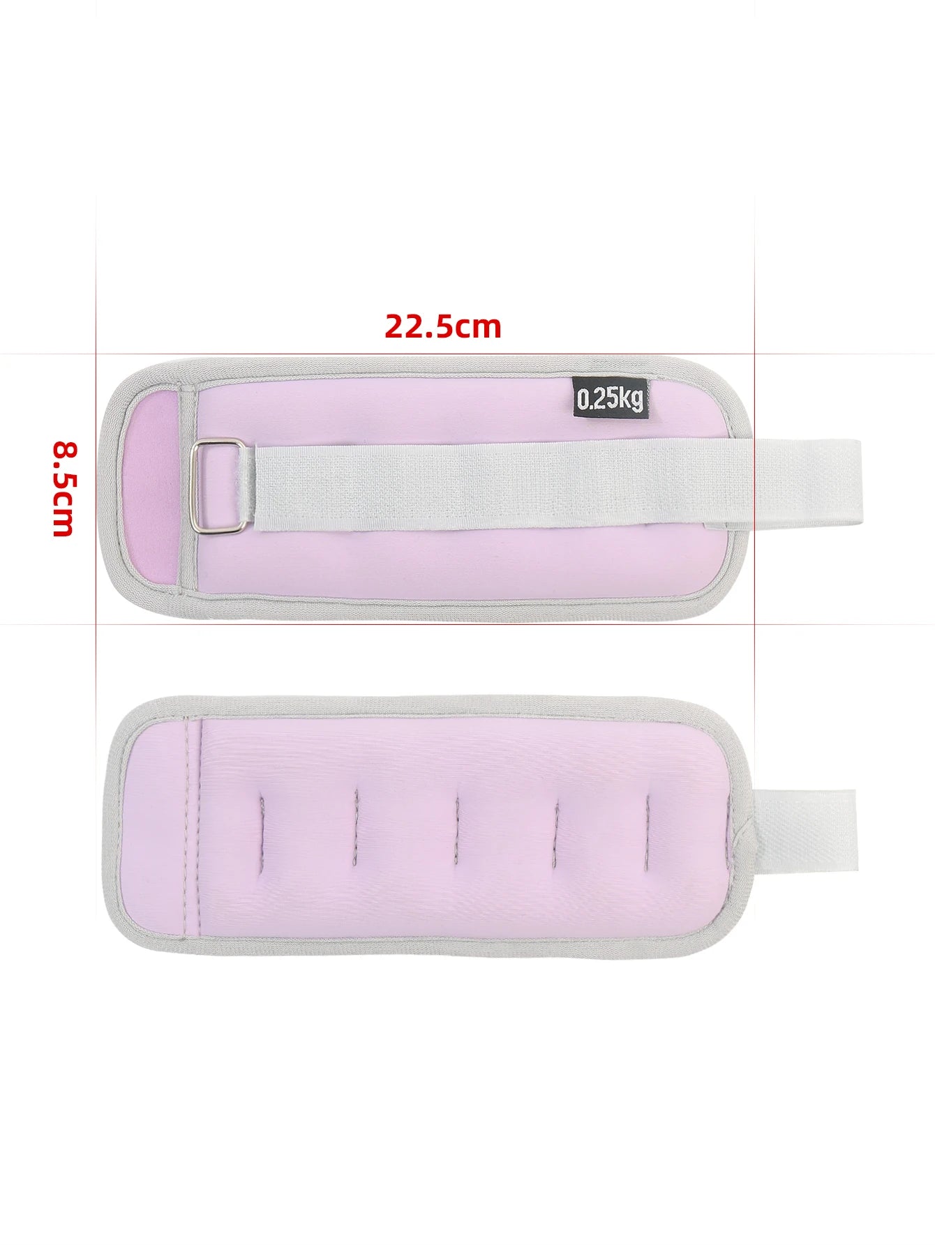 1pc Weighted Ankle Wrist Strap Ankle Weights Wrist Weights Iron Sand Filled Optimal Training Ideal Fitness Running