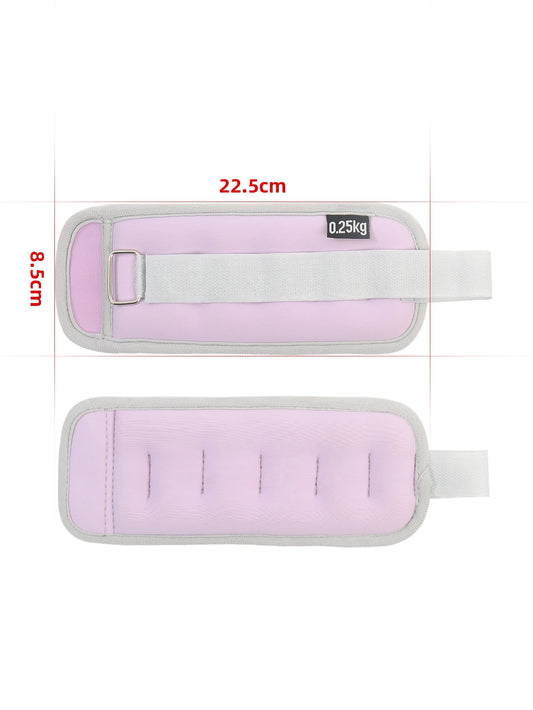 1pc Weighted Ankle Wrist Strap Ankle Weights Wrist Weights Iron Sand Filled Optimal Training Ideal Fitness Running