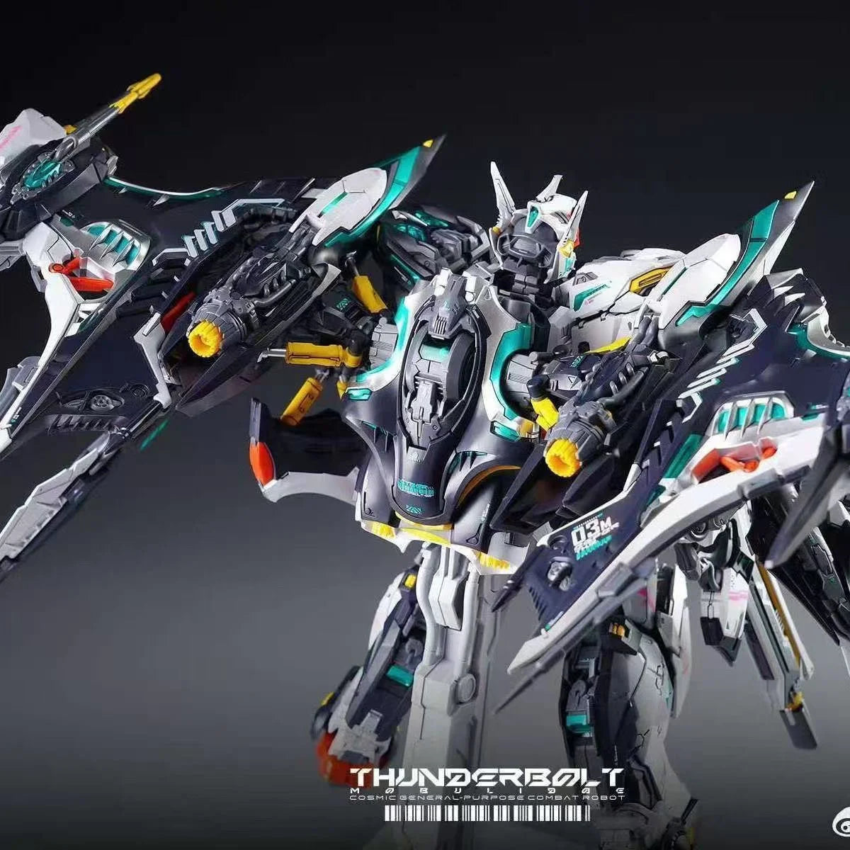 1/100 Scale Inera Infinite Dimension Thunderbolt Manta Ray Original  Mecha Plastic Model Kit Action Figures Engraved Lines Clear