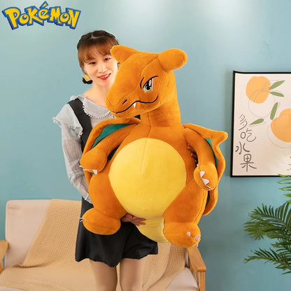 35/45/60CM Big Size Pokemon Charizard Plush Cartoon Anime Plushies Soft Doll Pillow Kawaii Stuffed Plushie Ornament Gift for Kid