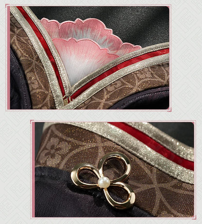 IN STOCK Fugue Cosplay Costume Game Honkai:Star Rail DokiDoki-SR Honkai Women Costume Tingyun Fugue Cosplay Ears Tail Christmas