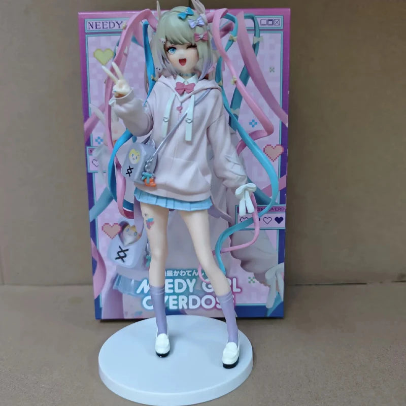 In Stock NEEDY STREAMER OVERLOAD OMGkawaiiAngel Chan Anime Girl Figure POP UP PARADE Ame-chan/Super Ten-Chan Action Figure Model
