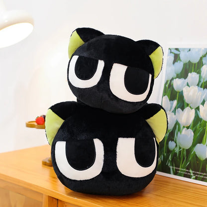 Official Anime The Legend of Luo 55cm Kawaii Xiao-Hei Xiao Hei Lovely Cat Doll Toy Plush Original Cartoon Cosplay Gift