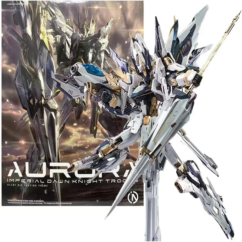 Original Infinite New Star 1/100 Aurora Imperial Dawn Knight Troops Alloy Die Casting Frame Model Halloween Gift