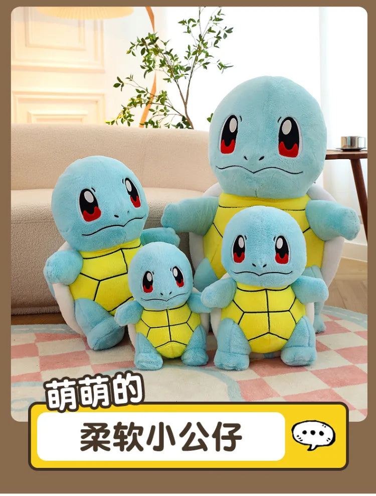 35-60CM Big Size Pokemon Charmander Plushies Squirtle Cartoon Anime Peluche Ornament Comfortable Soft Doll Children Toy Gift