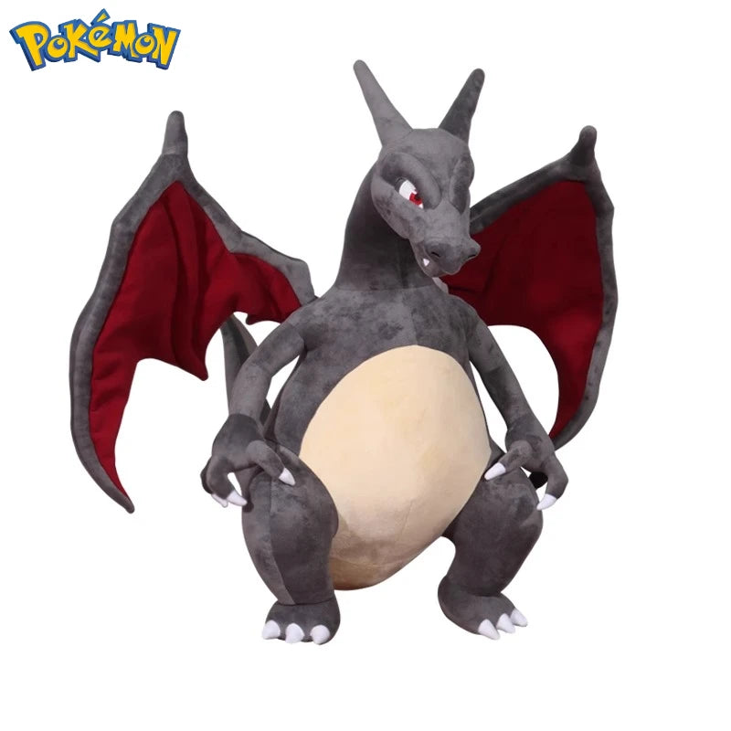 80CM Big Size Pokemon Charizard Plushies Cartoon Anime Peluche Kawaii Ornament Stuffed Comfortable Soft Doll Children Toy Gift