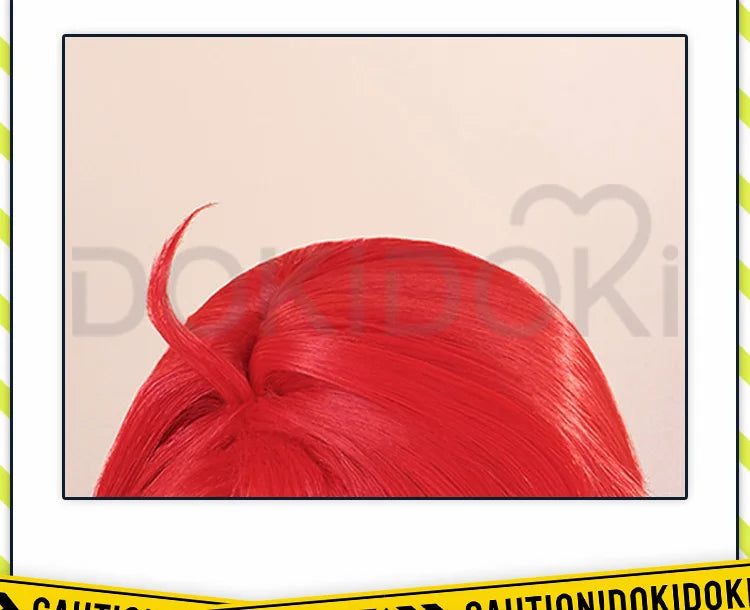 IN STOCK Argenti Wig Cosplay Game Honkai: Star Rail Cosplay DokiDoki Argenti Cosplay Ear Clip Men Red Long Hair Free Wig Cap