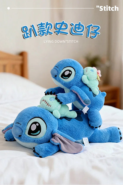 60/80/100cm Big Size Stitch Disney Anime Plush Stuffed Doll Kawaii Room Decoration Plushies Children's Pillow Holiday Gift