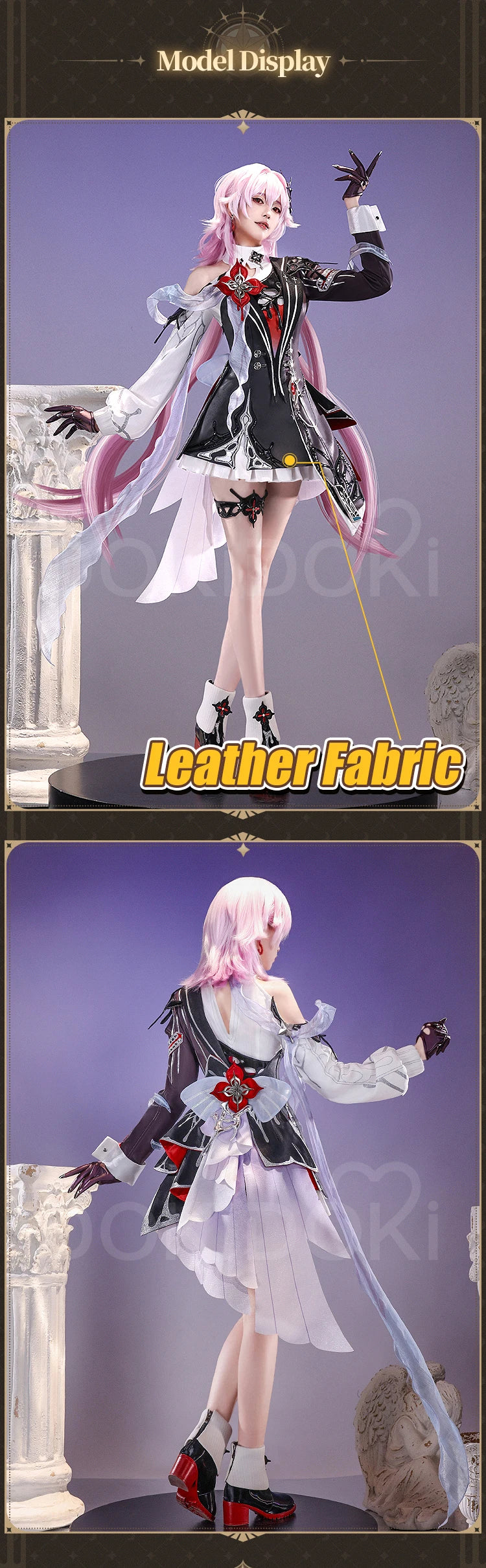 IN STOCK Evernight Cosplay Costume Game Honkai: Star Rail【S-2XL】DokiDoki-SR HSR March 7th SP Halloween Plus Size