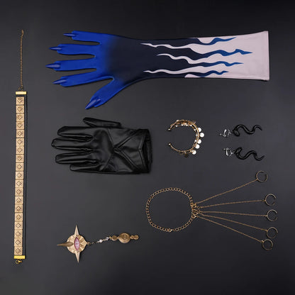 Wuthering Waves Galbrena Cosplay Costume Wig Uniform Outfit Jacket Carnival Halloween Party for Women Girls Role Play Cos Props