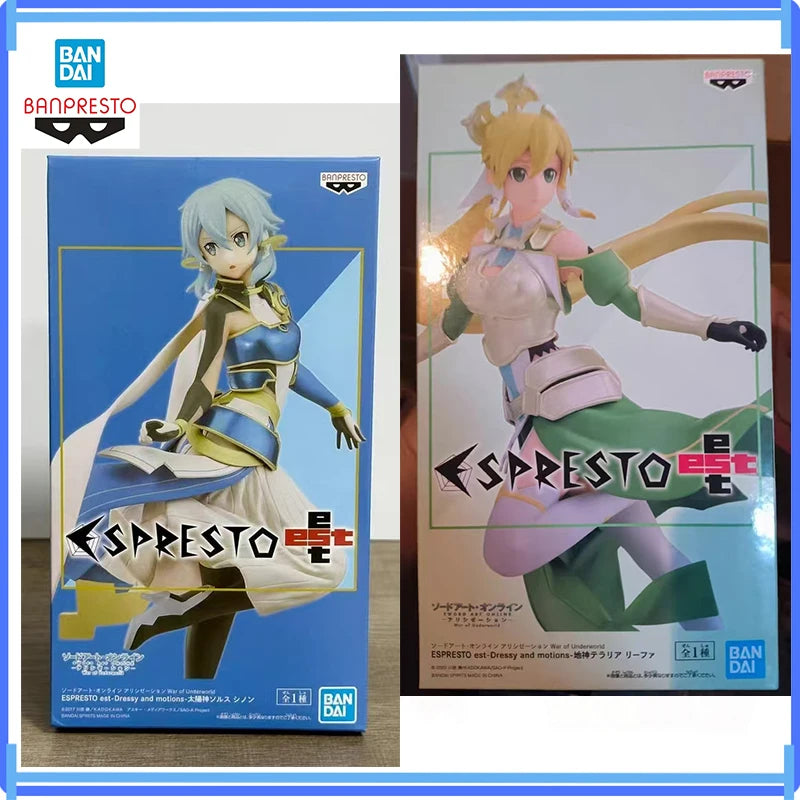 Original In Stock Bandai Bp Espresto Japanese Sword Art Online Alicization Asada Shino Action Figure Model Boxed Toys Gifts