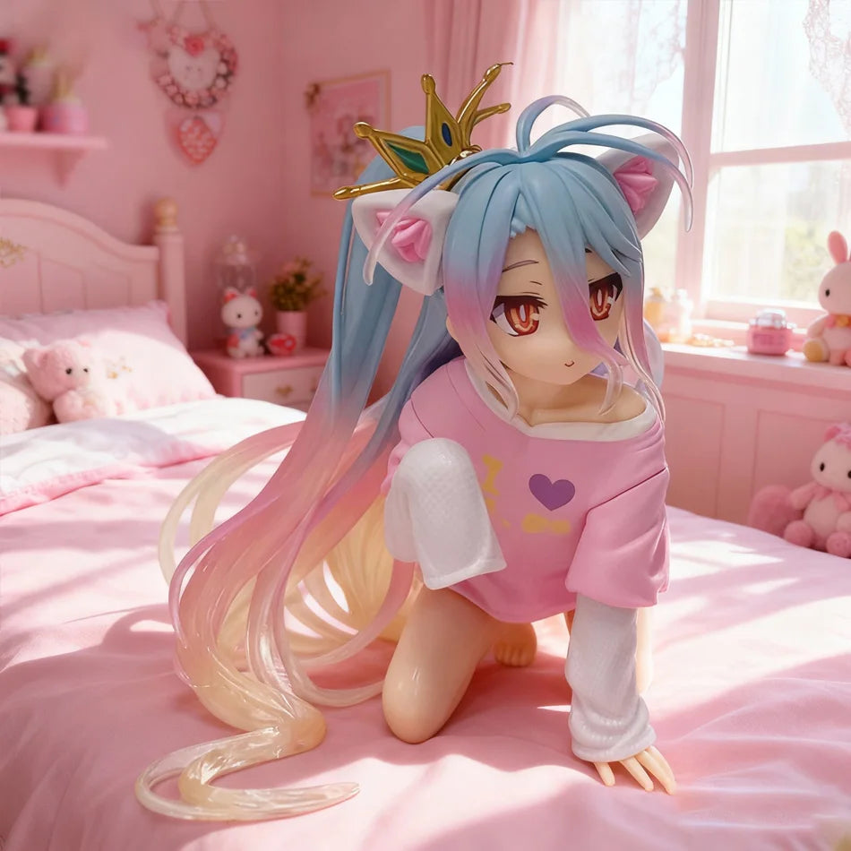 2026 New Style - Anime & Game Character Sister Outfit with Cat Ears, Sexy Collectible Model Toy, Cute Decoration, Fan Collection