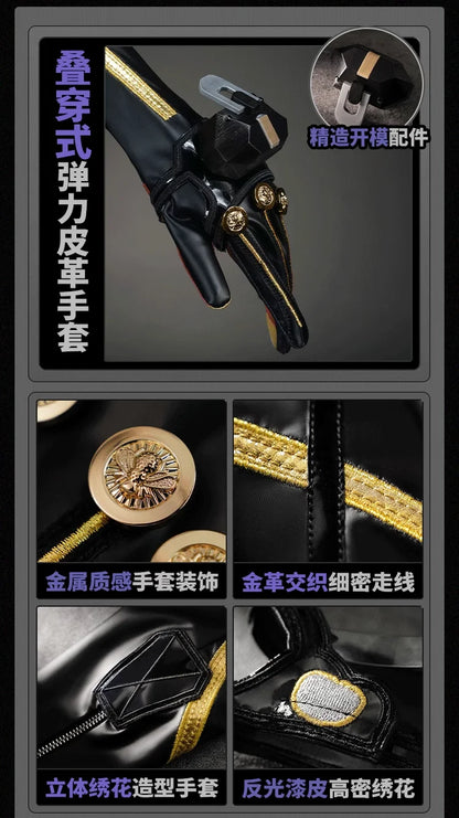 Zenless Zone Zero Evelyn Chevalier Cosplay Costume Wig Uniform Jacket Headwear Earrings Stars of Lyra Halloween Party Women Prop