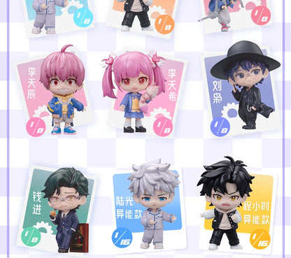 Link Click Season 2 Back In Time Series Cartoon Lu Guang Chen Xiaoshi Li Tianchen Li Tianxi Qiao Ling Figure Model Toy Kids Gift