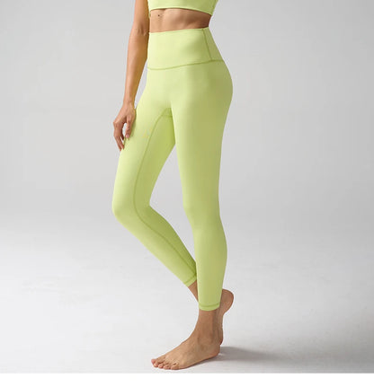 High Waist Naked Feeling Leggings for Women – Fitness Running Yoga Gym and Casual Workout Tight Pants