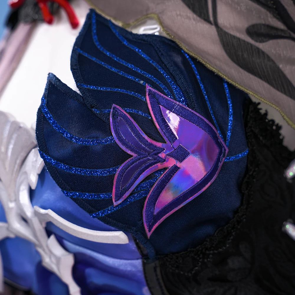 Honkai Star Rail Hysilens Cosplay Costume Wig Dress Headwear Amphoreus Festival Halloween Party for Women Girls Cos Props iCoser