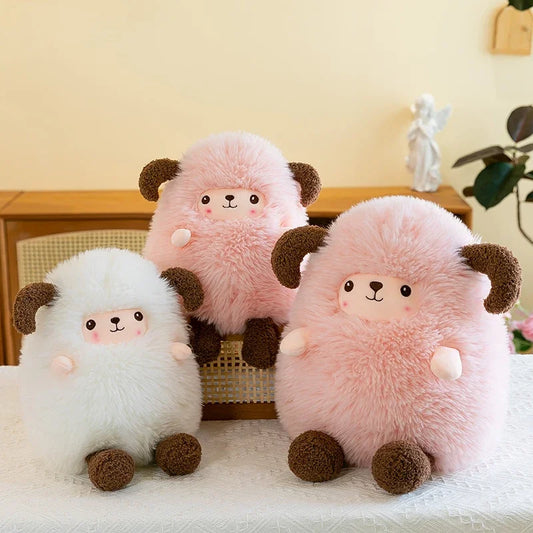 Sheep Doll Plush Toy Cute Sheep Soft Stuffed Animal Sleeping Pillow Cushion Christmas Gifts for Kids and Girls