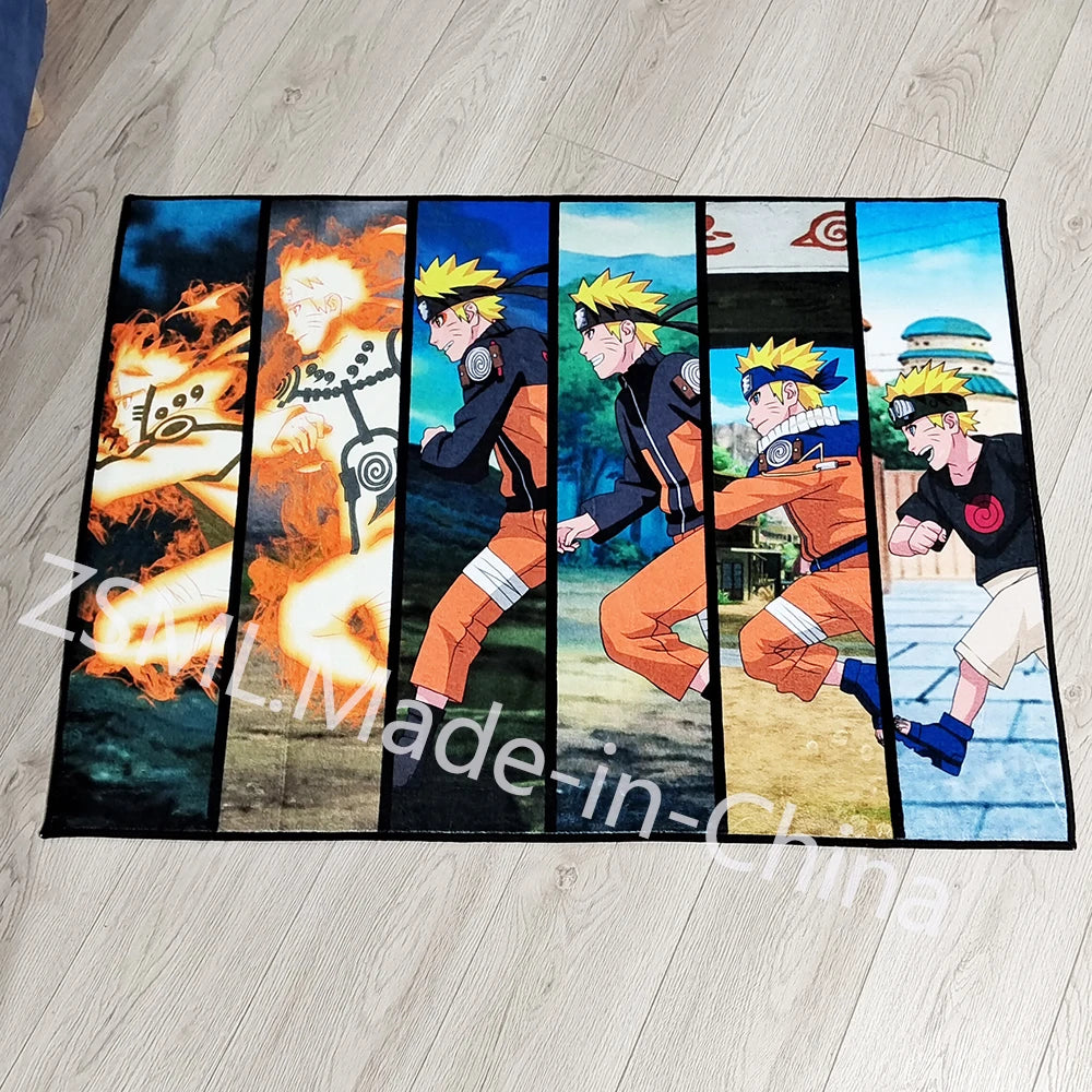 One Piece Figure Animes Rug Shanks Zoro Luffy Popular Style Nika Customize Cartoon Rug Handmade Carpet Area Rug for Home Decor